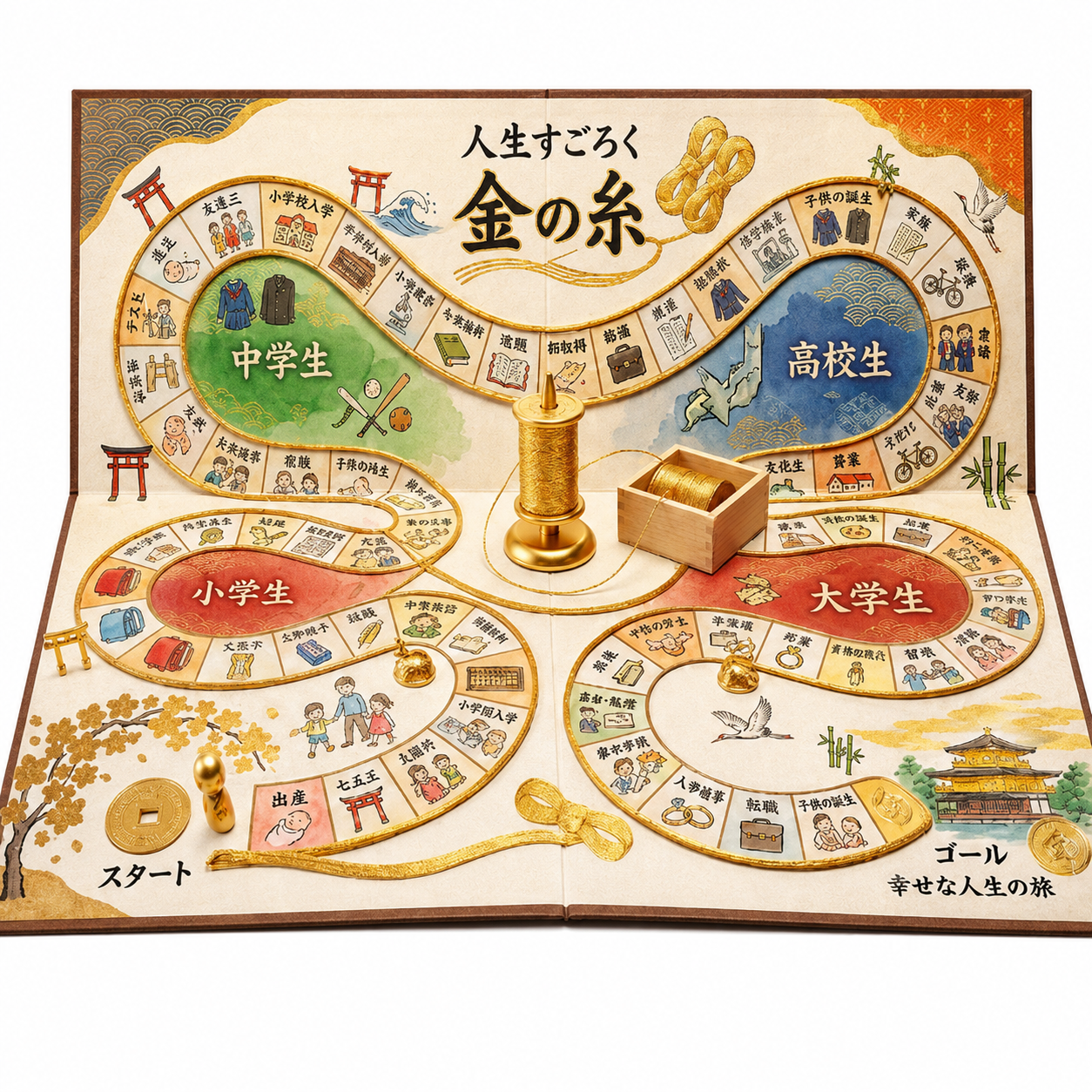人生すごろくゲームで自己理解を深めよう！(女性対象)